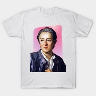 French Philosopher Denis Diderot illustration T-Shirt